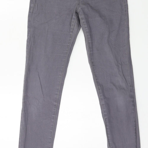 Pieces Womens Grey  Denim Skinny Jeans Size S L29 in