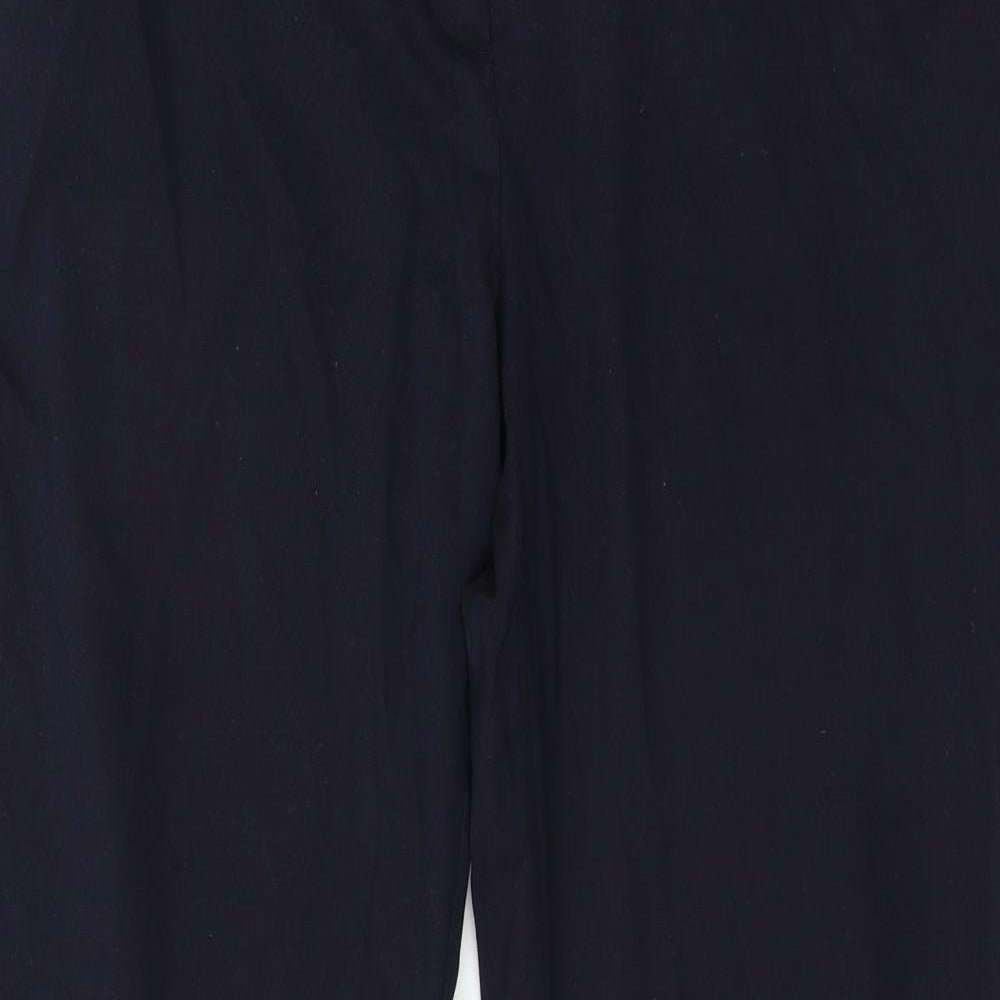Monsoon Womens Blue   Trousers  Size 14 L28 in
