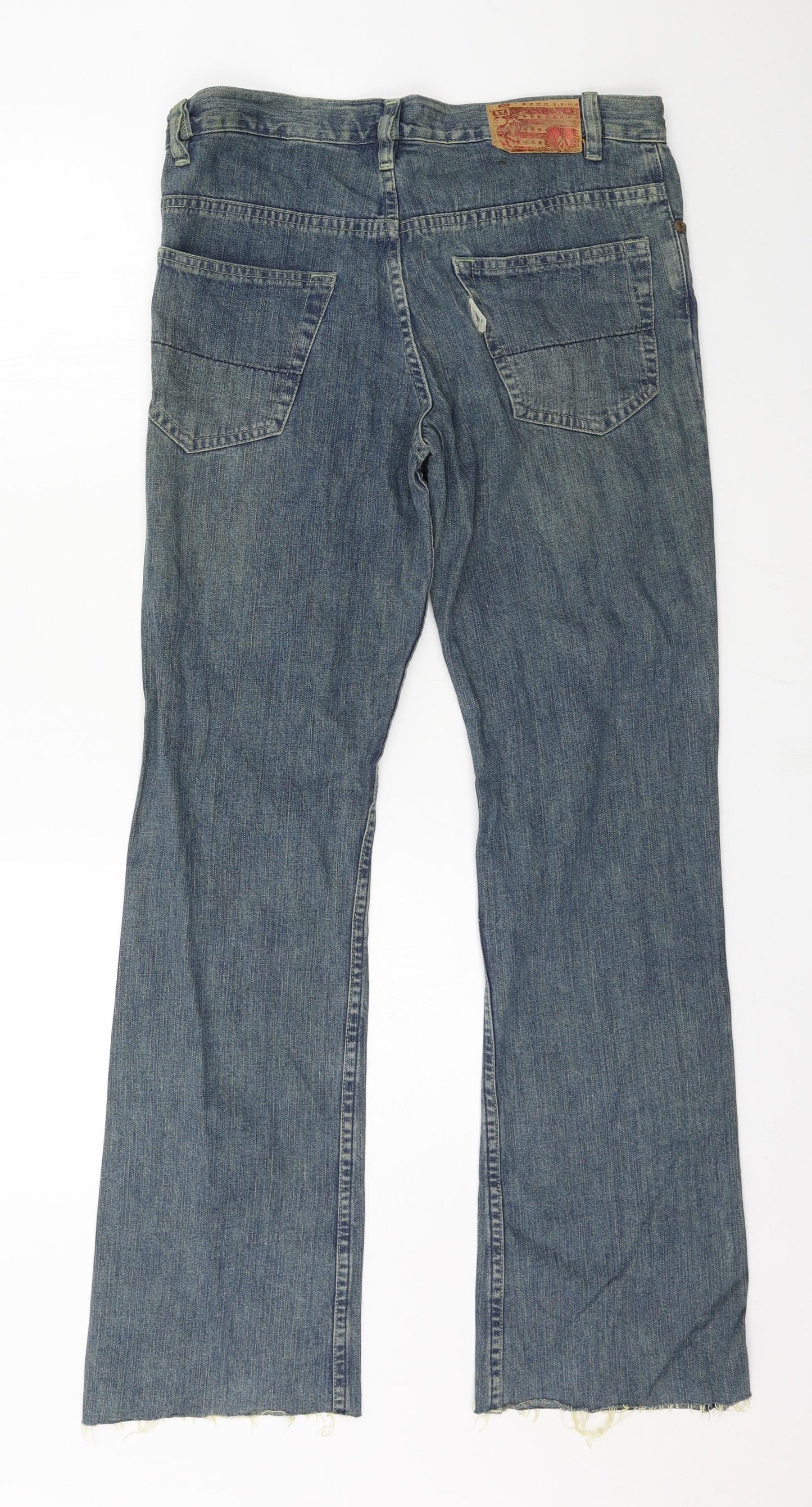 Volcom Mens Blue  Denim Bootcut Jeans Size 26 in L30 in
