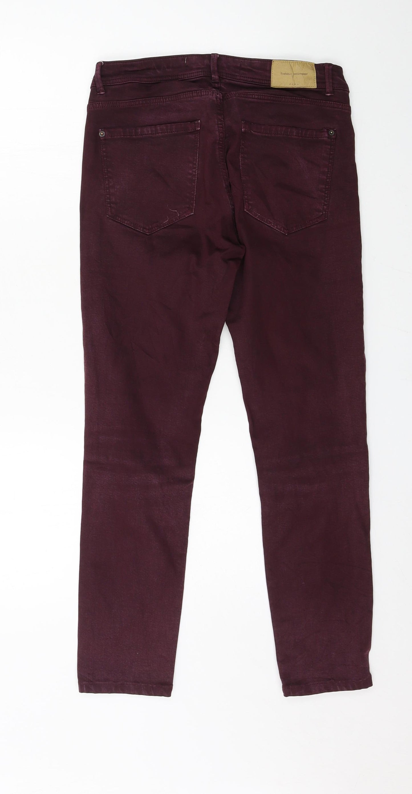 Zara Womens Purple  Denim Skinny Jeans Size 30 in L25 in