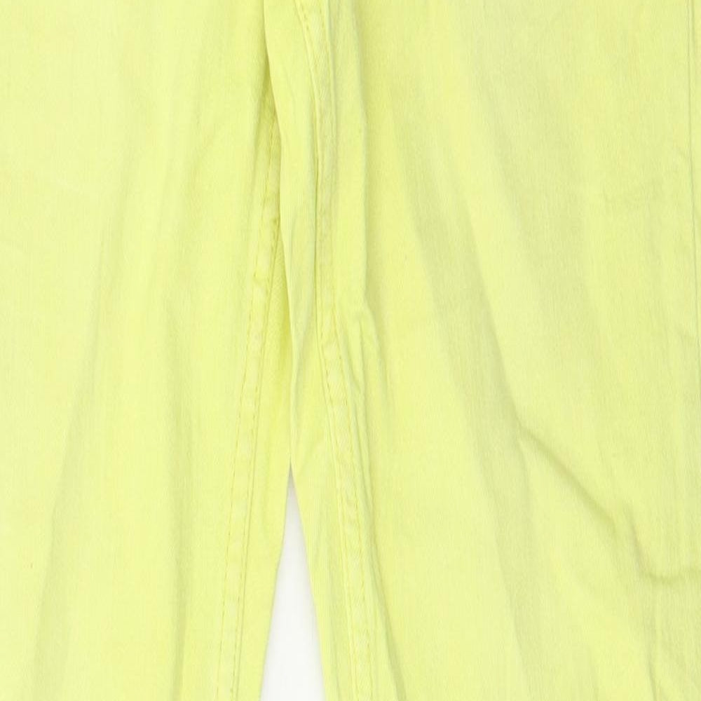 Cool Club Denim Girls Yellow  Damask Skinny Jeans Size 16 Years