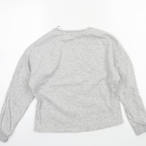 Primark Girls Grey  Jersey Pullover Sweatshirt Size 11-12 Years  - Brooklyn