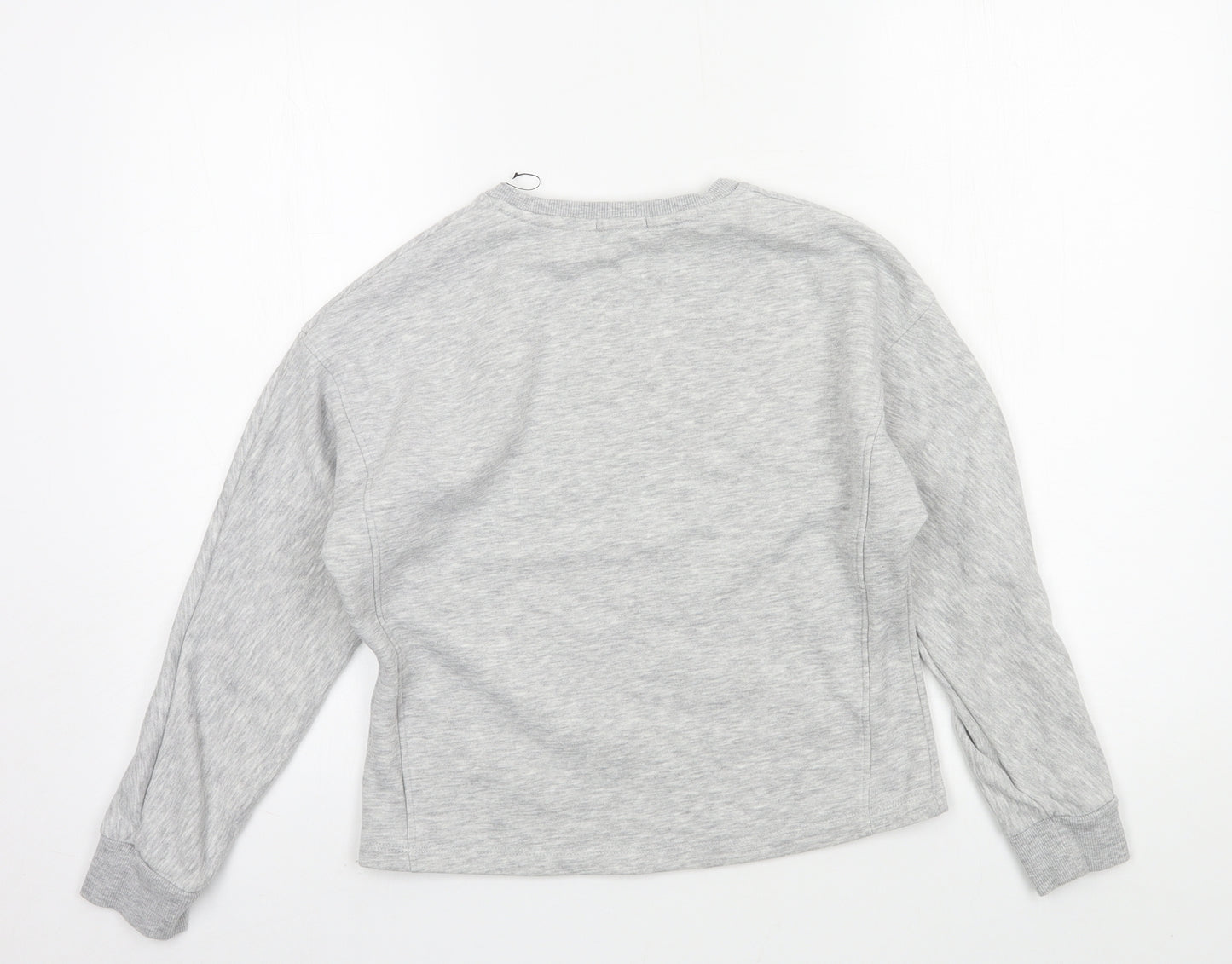 Primark Girls Grey  Jersey Pullover Sweatshirt Size 11-12 Years  - Brooklyn
