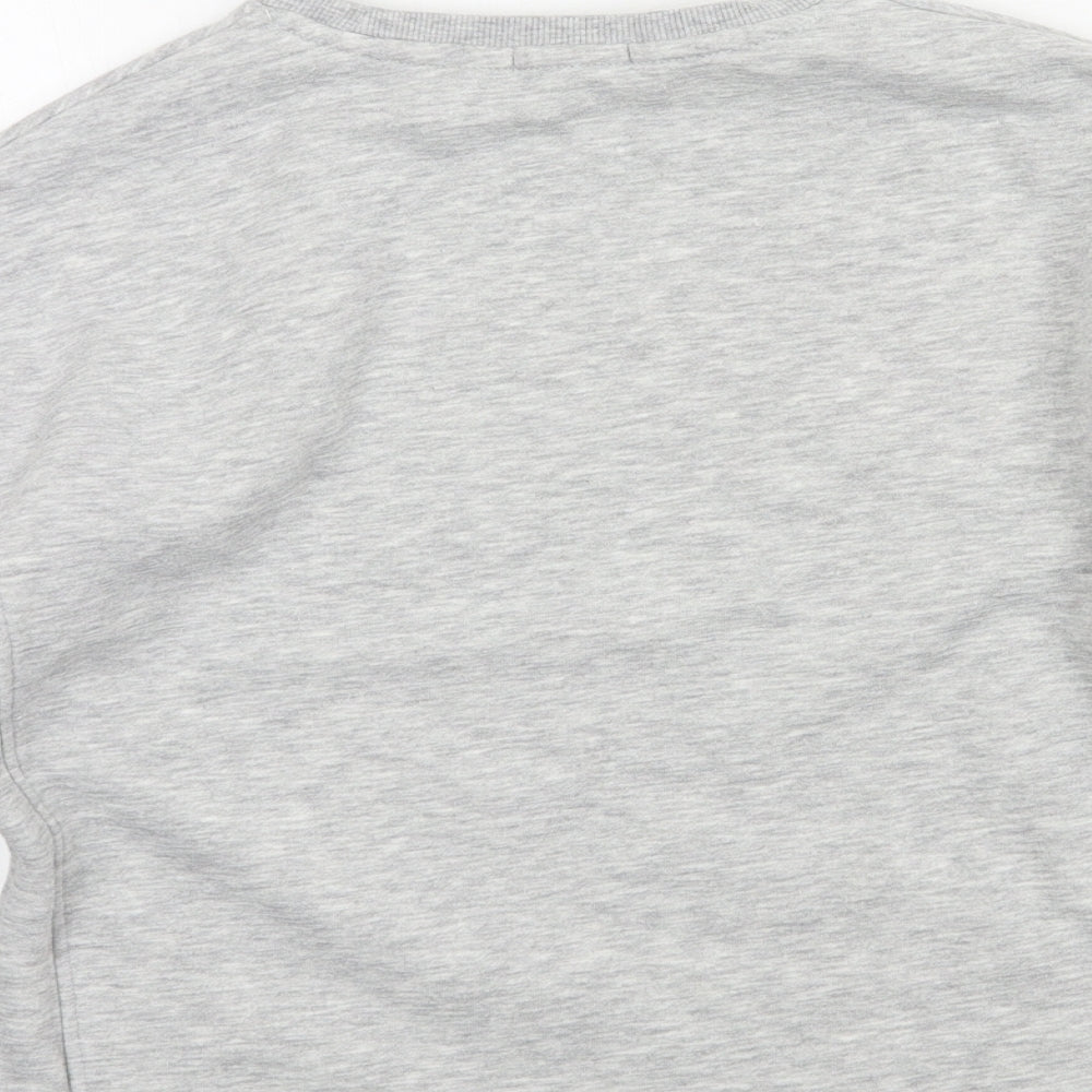 Primark Girls Grey  Jersey Pullover Sweatshirt Size 11-12 Years  - Brooklyn