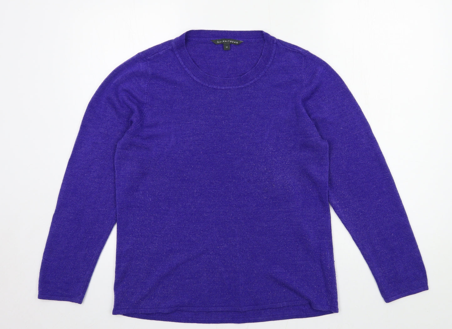 Bonmarché Womens Blue  Knit Pullover Jumper Size 12