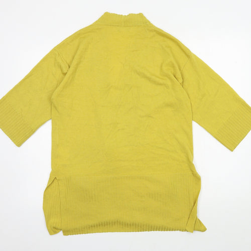 Country Casuals Womens Yellow  Knit Cardigan Jumper Size S