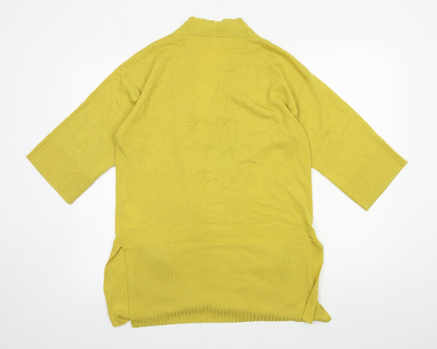 Country Casuals Womens Yellow  Knit Cardigan Jumper Size S