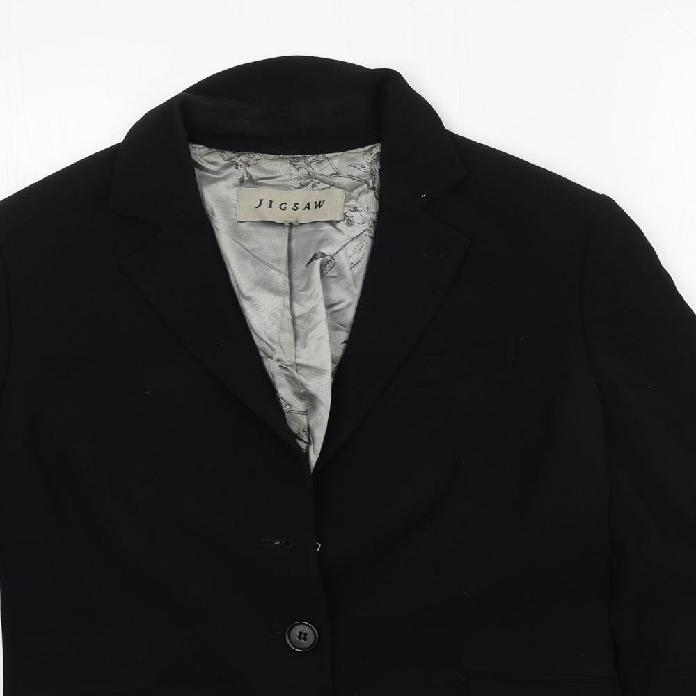 Jigsaw Womens Black   Jacket Blazer Size 8