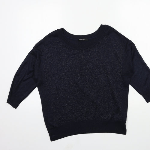 Autograph Womens Blue  Knit Pullover Jumper Size 10