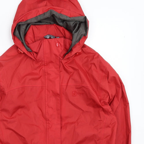 Hi Gear Womens Red   Rain Coat Coat Size 12