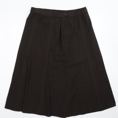 Marks and Spencer Womens Grey   A-Line Skirt Size 32 in