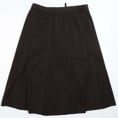 Marks and Spencer Womens Grey   A-Line Skirt Size 32 in