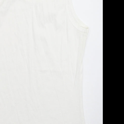 Pep&Co Womens White   Basic Tank Size 16
