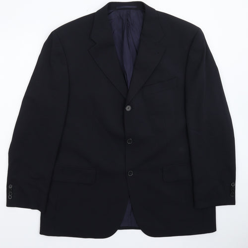 Baumler Mens Blue   Jacket Suit Jacket Size 44