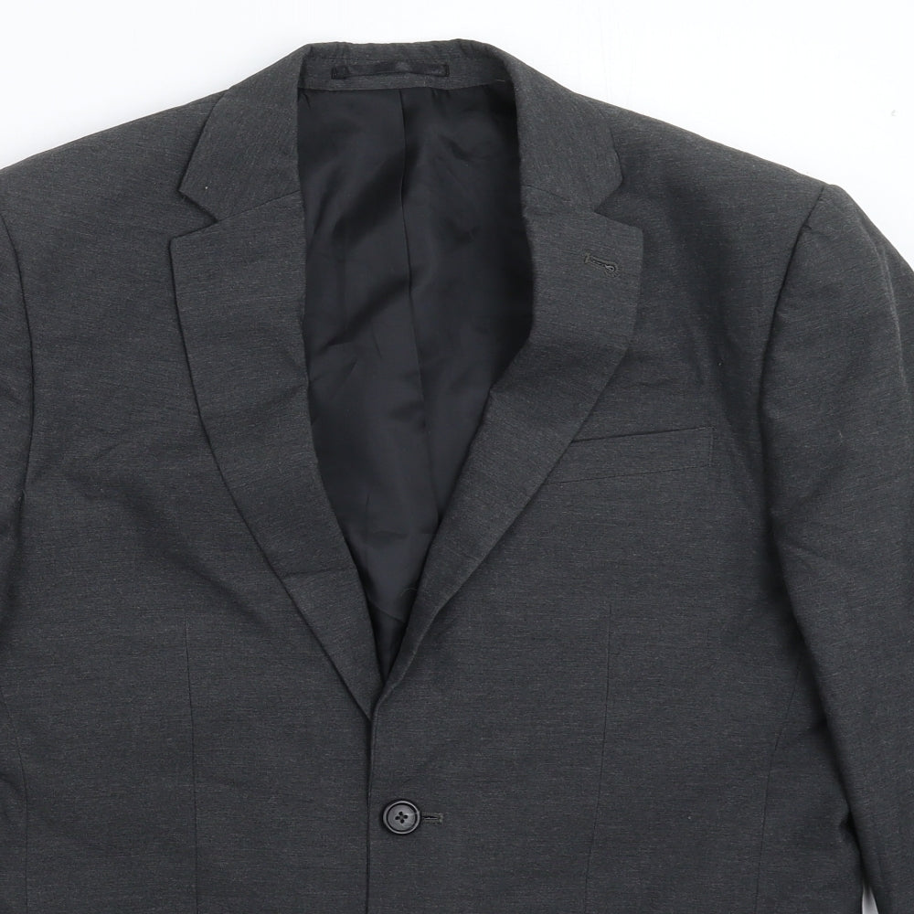 ASOS Mens Grey   2 Piece Suit Size 38 L32 in