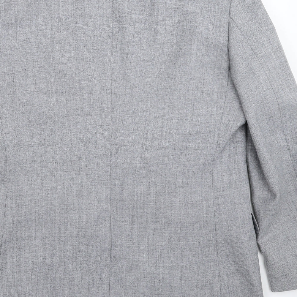 Preworn Mens Grey   Jacket Suit Jacket Size 38