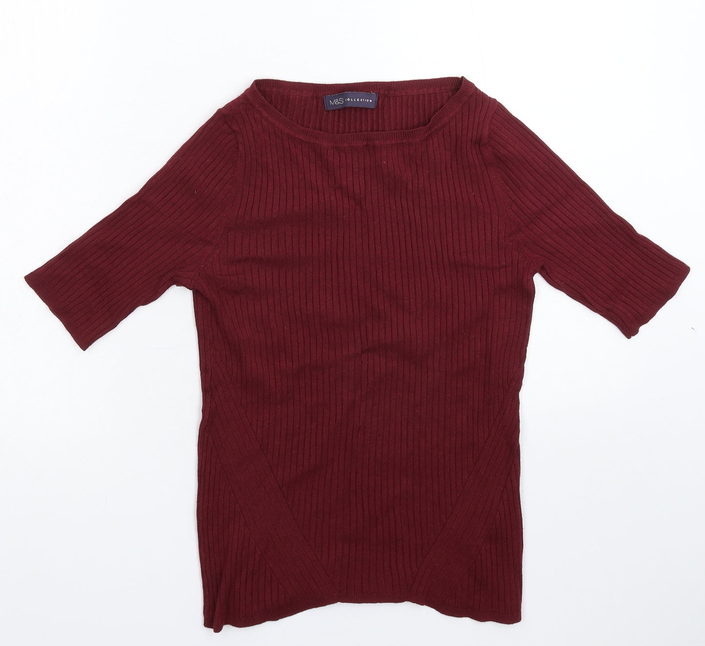 Marks and Spencer Womens Brown  Knit Pullover Jumper Size 12