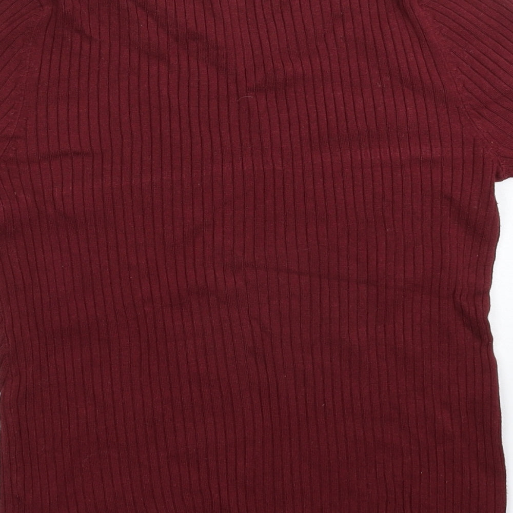 Marks and Spencer Womens Brown  Knit Pullover Jumper Size 12