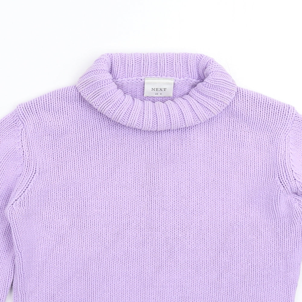 NEXT Womens Purple  Knit Pullover Jumper Size 12