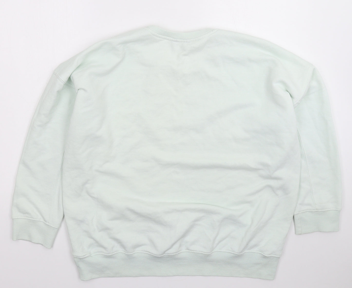 New Look Womens Green   Pullover Sweatshirt Size 14  - Oversized