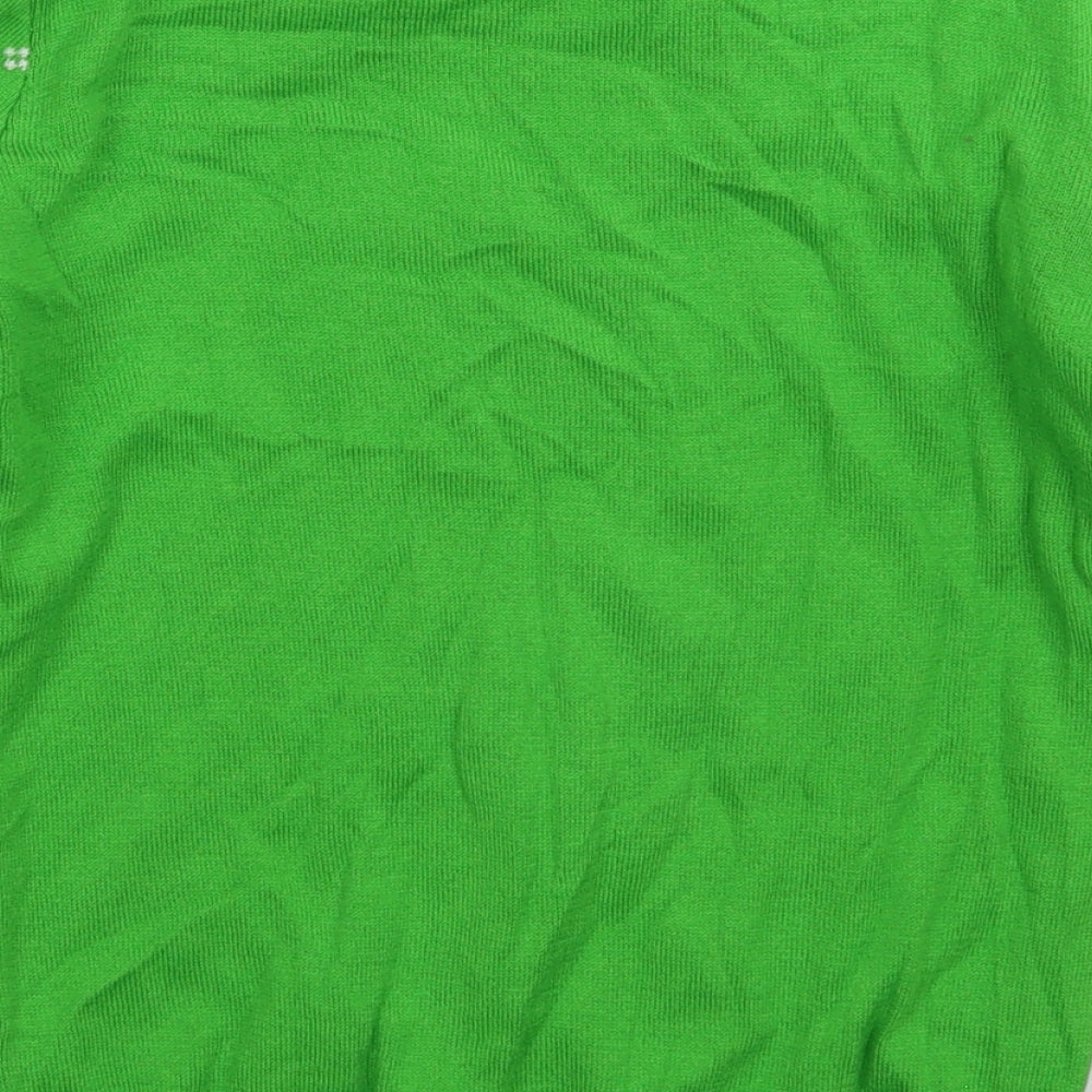 George Boys Green  Knit Pullover Jumper Size 7-8 Years