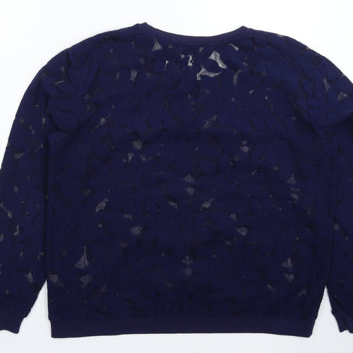 Marks and Spencer Womens Blue   Pullover Jumper Size 16