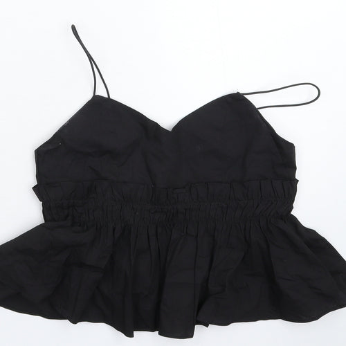 Missguided Womens Black   Basic Tank Size 6