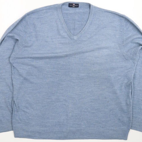 Marks and Spencer Mens Blue  Knit Pullover Jumper Size 2XL