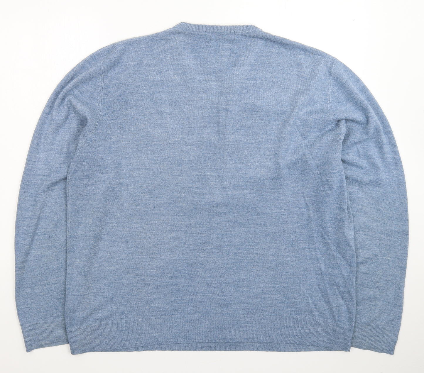 Marks and Spencer Mens Blue  Knit Pullover Jumper Size 2XL