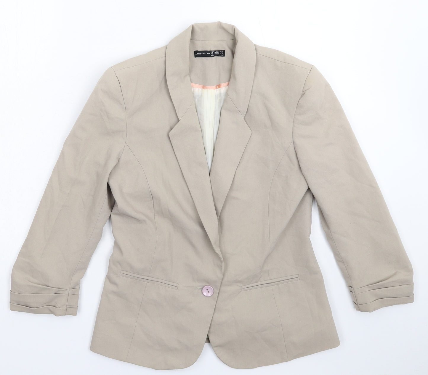Atmosphere Womens Grey   Jacket Blazer Size 8