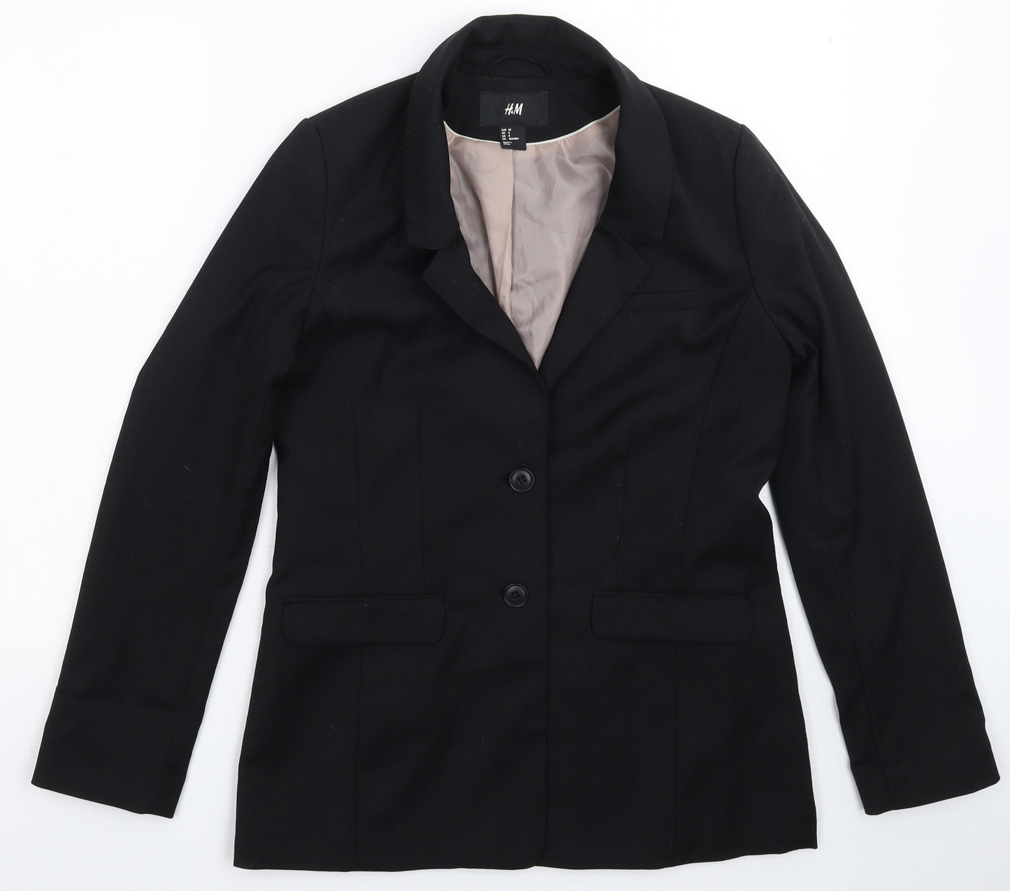 H&M Womens Black   Jacket Suit Jacket Size 12