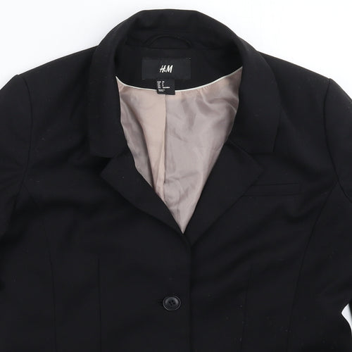 H&M Womens Black   Jacket Suit Jacket Size 12