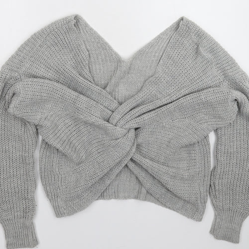 Preworn Womens Grey  Knit Pullover Jumper Size XL