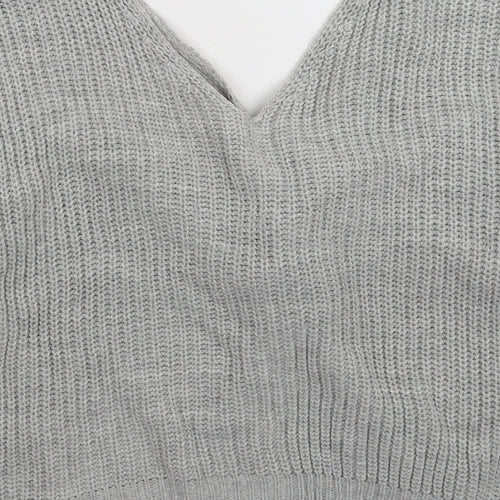 Preworn Womens Grey  Knit Pullover Jumper Size XL