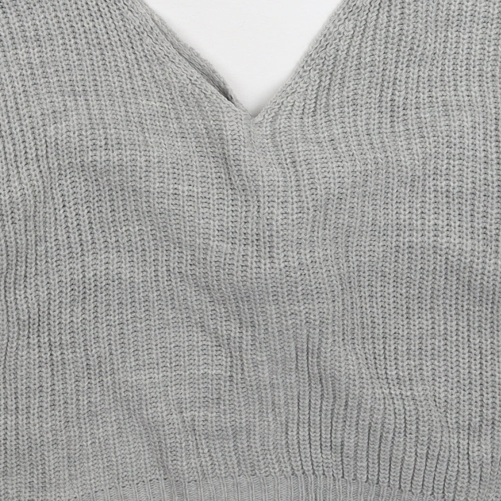 Preworn Womens Grey  Knit Pullover Jumper Size XL
