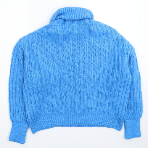 George Womens Blue  Knit Pullover Jumper Size 14