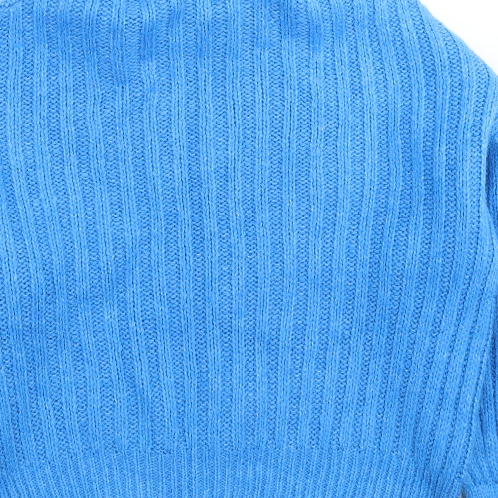 George Womens Blue  Knit Pullover Jumper Size 14
