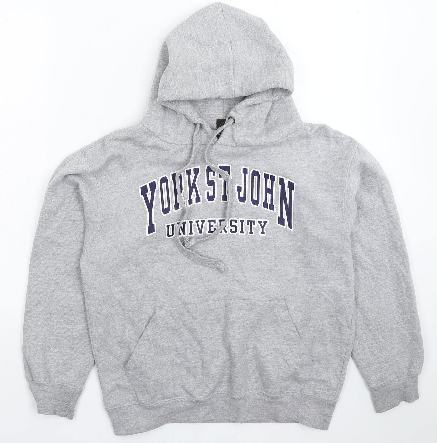 Cotton Ridge Mens Grey   Pullover Hoodie Size XS
