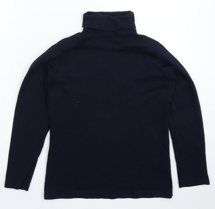 EWM Womens Blue Pullover Sweatshirt Size 12
