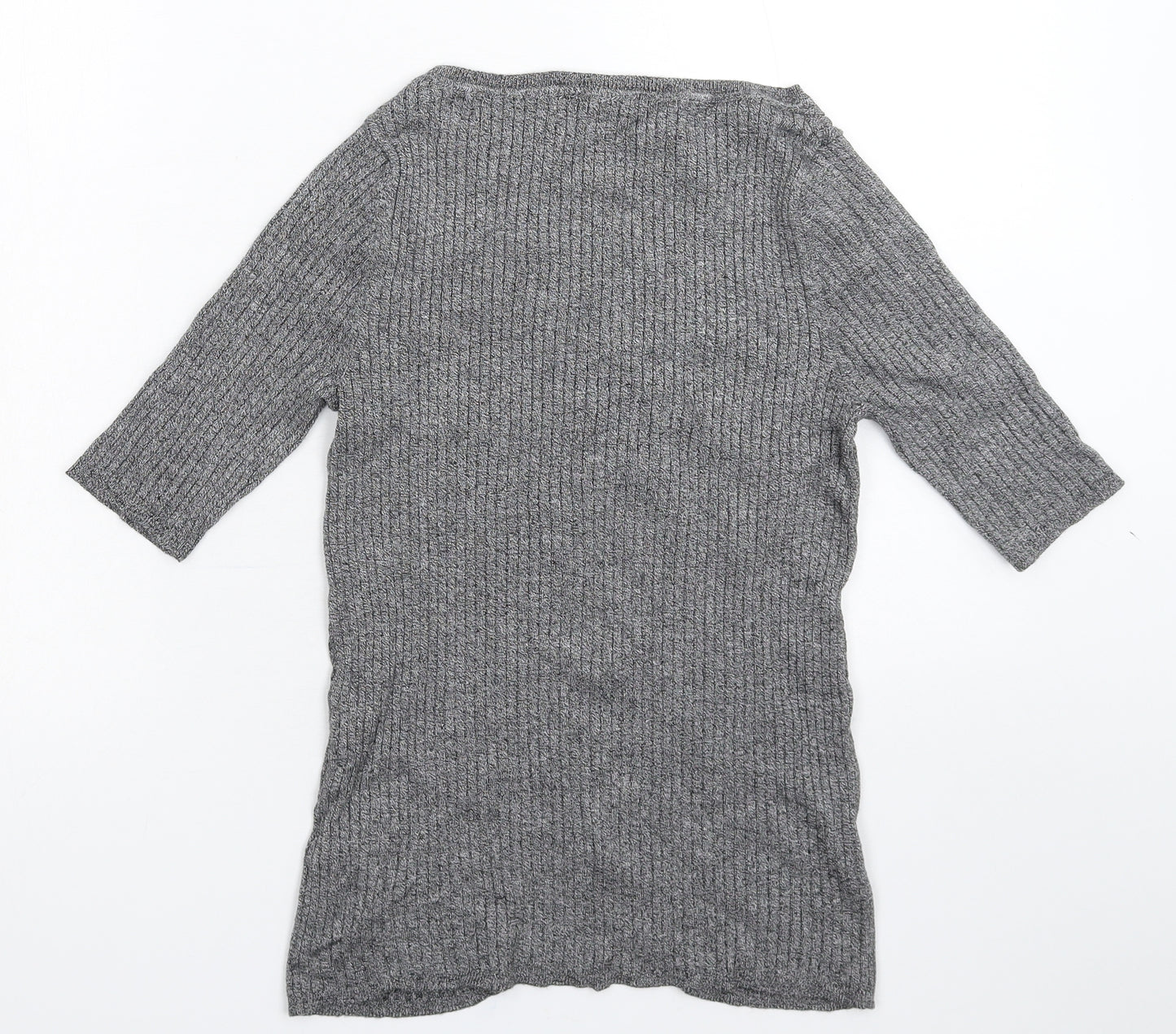 Marks and Spencer Womens Grey  Knit Pullover Jumper Size 12
