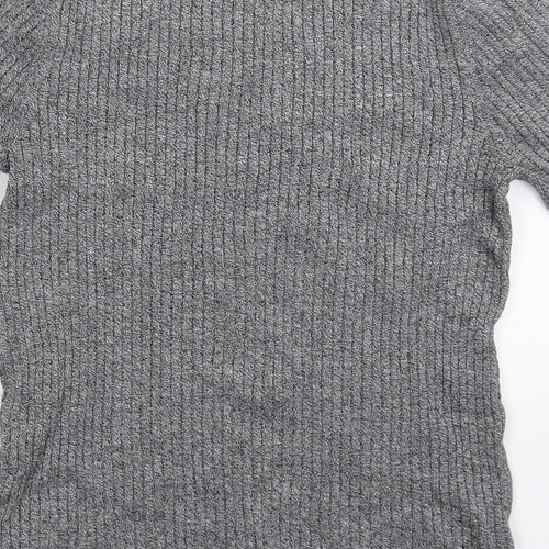Marks and Spencer Womens Grey  Knit Pullover Jumper Size 12