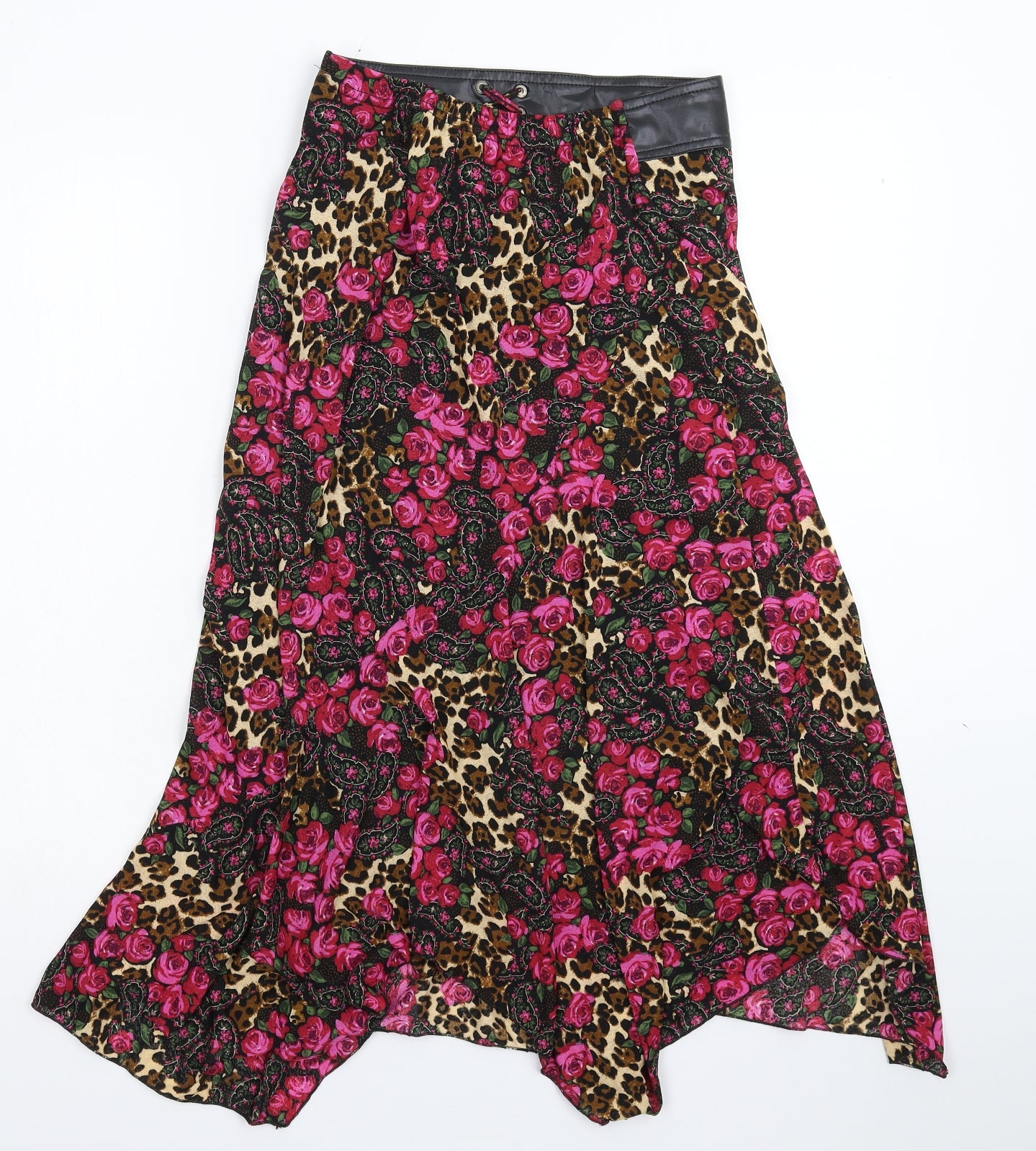 On N'est Pas de Anges Womens Multicoloured Floral  Flare Skirt Size 10