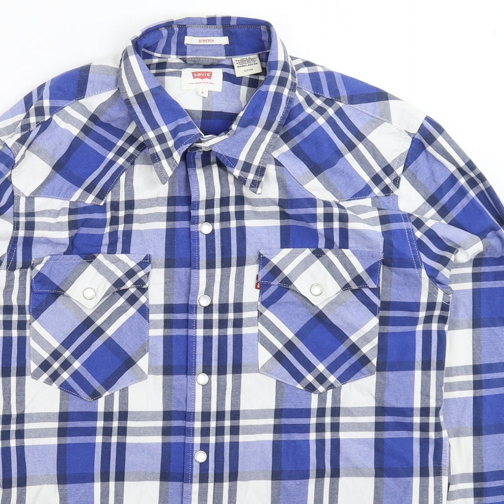 Levi's Mens Multicoloured Check   Button-Up Size S