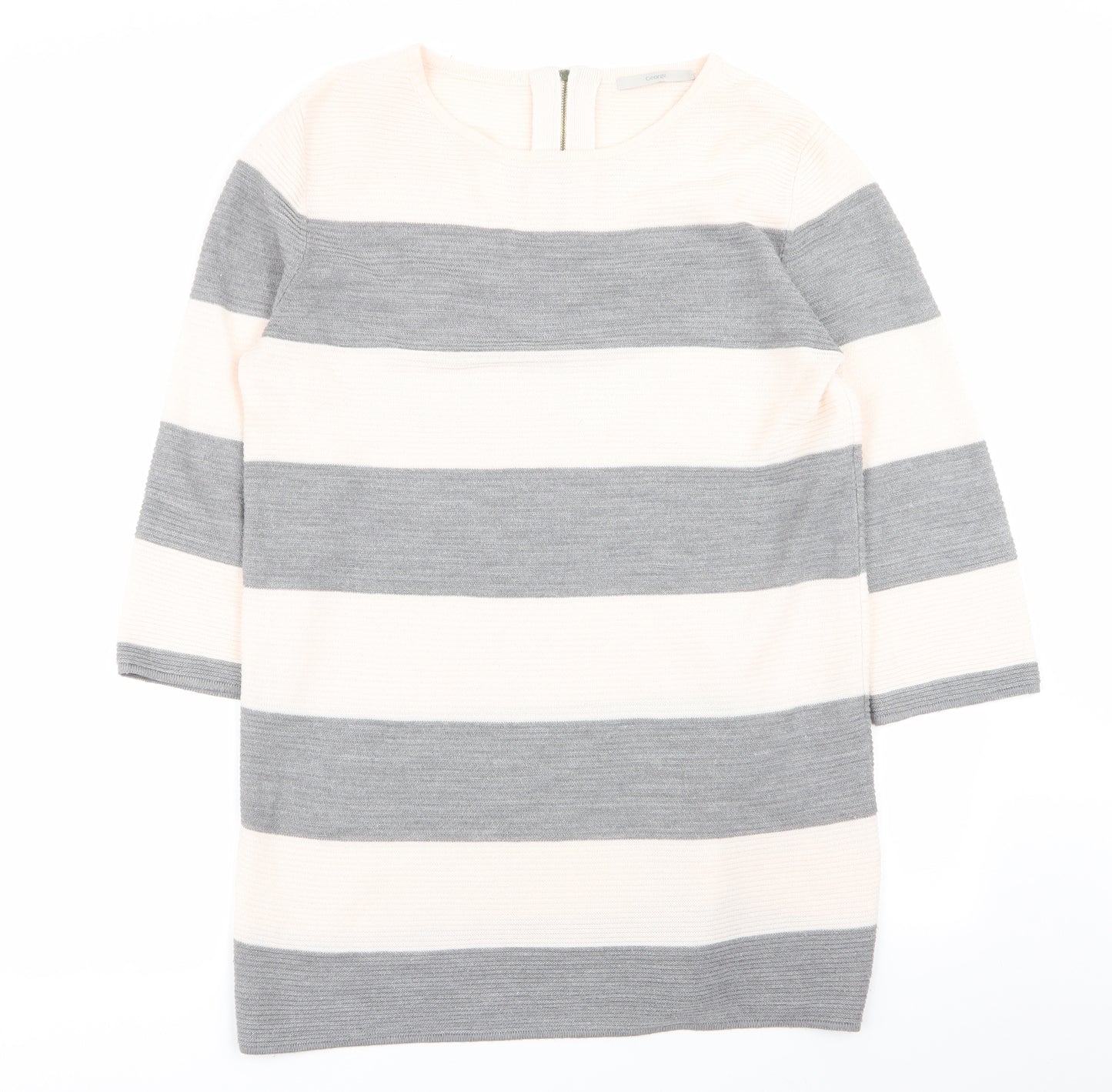 Asda George Womens Multicoloured Striped  Fit & Flare  Size 14