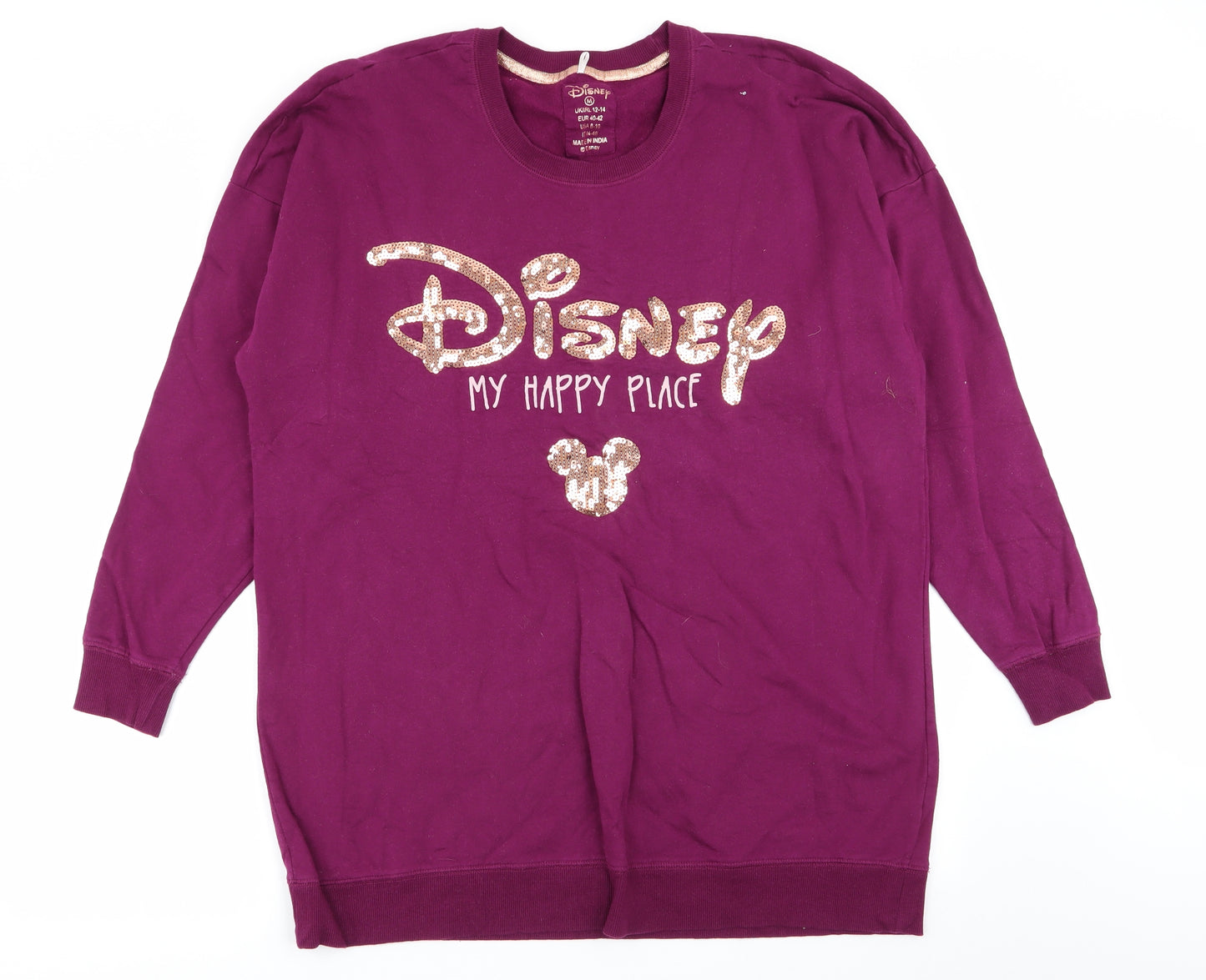 love to lounge Womens Purple   Pullover Jumper Size 12  - lounge jumper