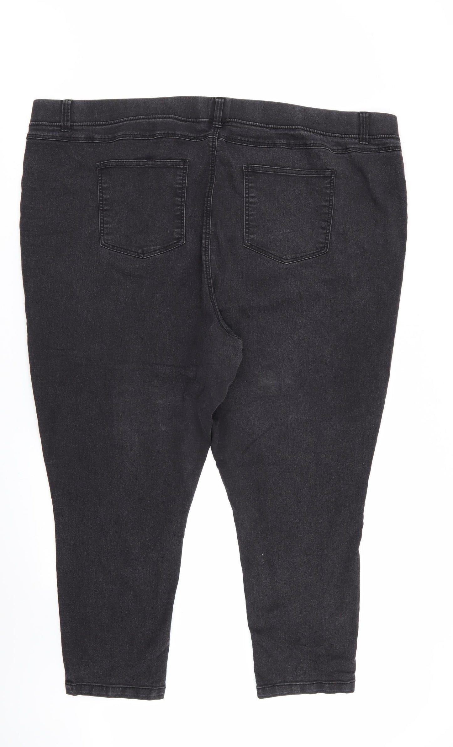 Simply Be Womens Black   Jegging Trousers Size 32 in L27 in - Stretch waistband