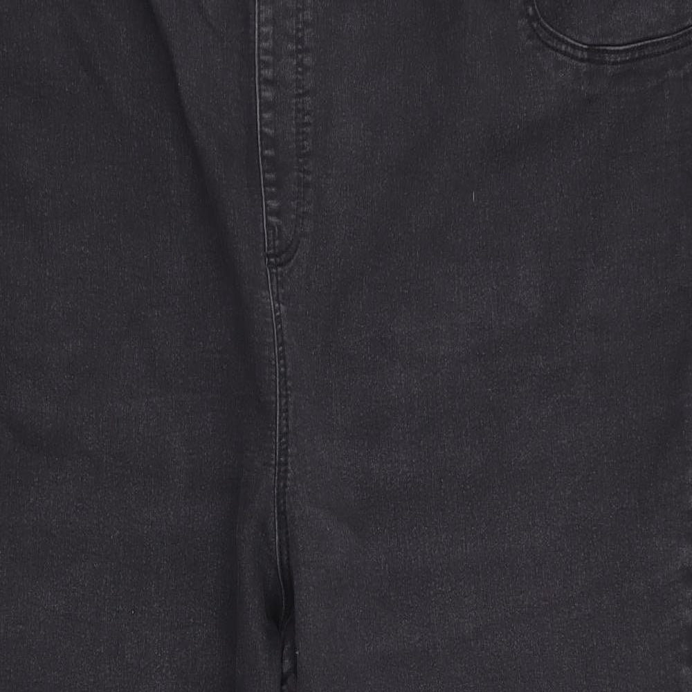Simply Be Womens Black   Jegging Trousers Size 32 in L27 in - Stretch waistband