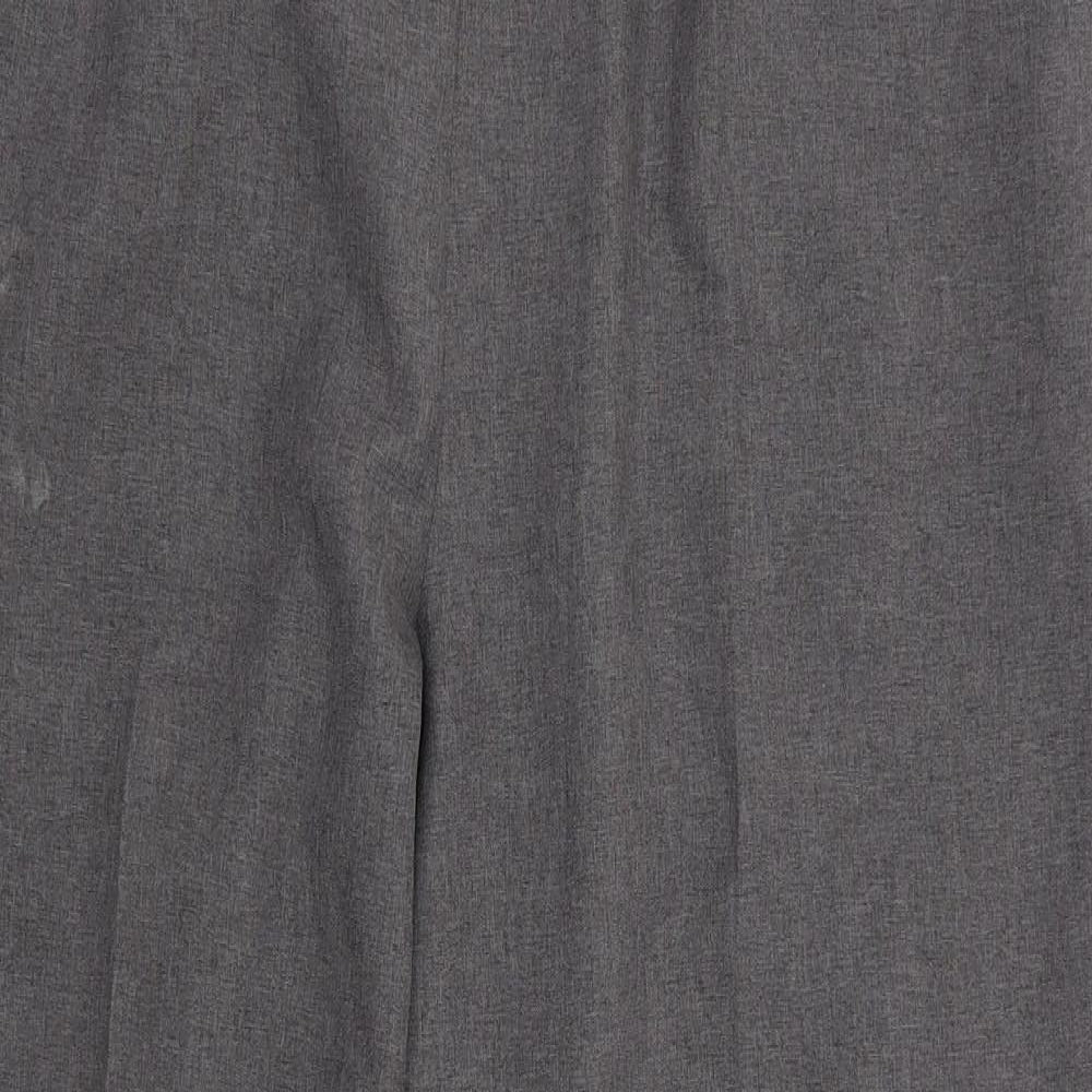 BM Womens Grey   Trousers  Size 18 L20 in - Stretch waistband