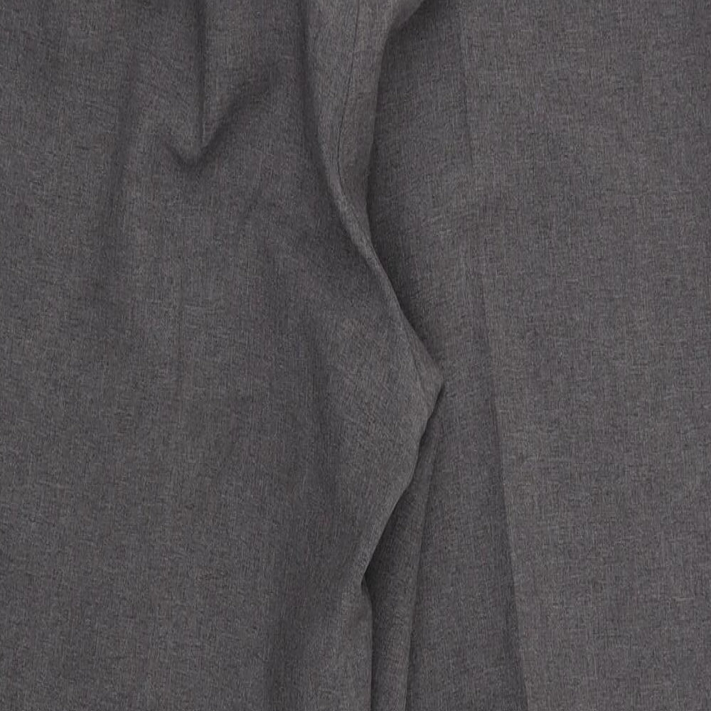 BM Womens Grey   Trousers  Size 18 L20 in - Stretch waistband
