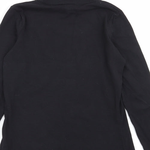 ESMARA Womens Black   Basic T-Shirt Size 10